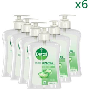Dettol - Handzeep - Antibacterieel - Verzachtend - Aloë Vera - 6 x 250 ml