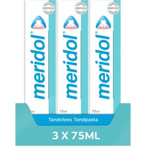Meridol Tandvlees Tandpasta 3 x 75ml - Voordeelverpakking