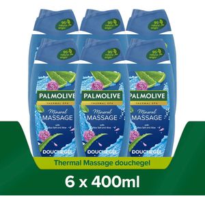Palmolive Thermal Mineral Massage douchegel 6 x 400ml - Voordeelverpakking