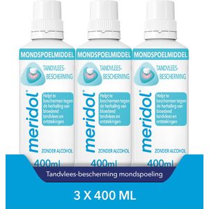 Meridol Mondwater Tandvlees - 3 x 400 ml - Voordeelverpakking