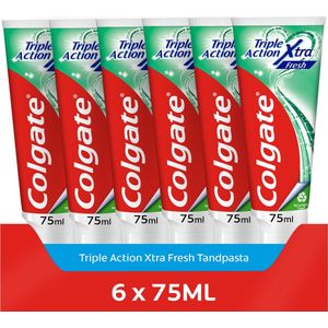 Colgate Triple Action Xtra Fresh tandpasta 6 x 75ml - Voordeelverpakking