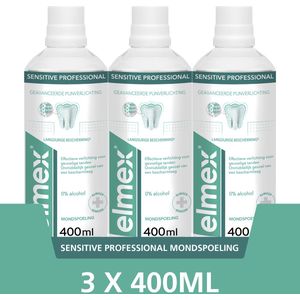 Elmex - Sensitive Professional - Tandspoeling - Voordeelverpakking - 3 x 400ml