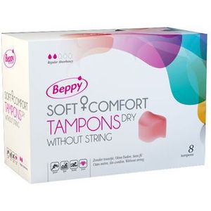 Beppy Tampons Extra Soft - 2x4 = 8 stuks - zonder touwtje