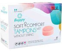 Beppy Soft+Comfort Tampons WET - 8 stuks - zonder touwtje