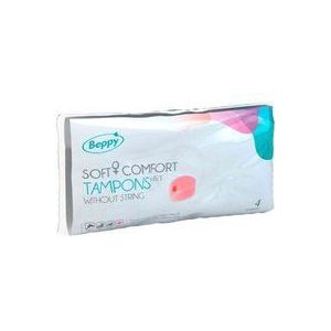 Beppy Soft+Comfort Tampons WET - 4 stuks - zonder touwtje