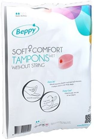 Beppy Soft+Comfort Tampons WET- 30 stuks - zonder touwtje