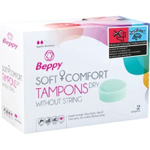 Beppy Tampons Extra Soft 2 stuks zonder touwtje