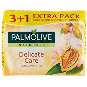 Palmolive Naturals Zeep Delicate Care Amandel & Melk 4x90Gram