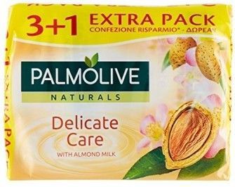 Palmolive - Zeep - Amandel Melk - 4-Pack - 98% Natuurlijke Ingrediënten