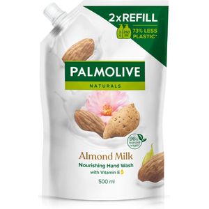 Palmolive - Naturals Almond Milk - Handzeep Navulling Doypack - 500 ml