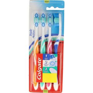Colgate Tandenborstel Triple Action Medium 4 stuks