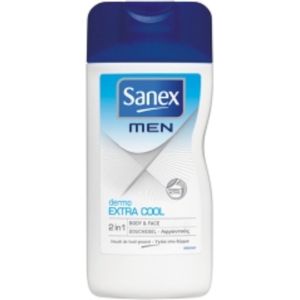 Sanex Men 2 in 1 Dermo Extra Cool - 250 ml - Douchegel