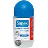 Sanex - Dermo Extra Control - Deoroller - 50 ml - Alcoholvrij