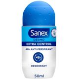Sanex - Dermo Extra Control - Deoroller - 50 ml - Alcoholvrij