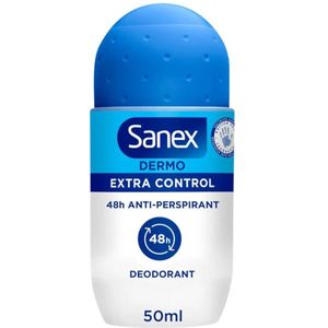 Sanex - Dermo Extra Control - Deoroller - 50 ml - Alcoholvrij