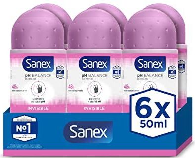 Sanex - Dermo Invisible - Anti-transpirant Deodorant - 48 uur Bescherming - Dermatologisch Getest