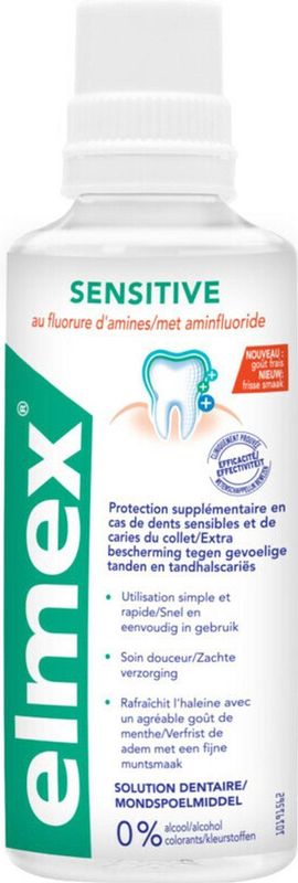 Elmex - Sensitive - Mondwater - 400 ml - Alcoholvrij