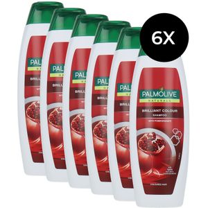 Palmolive Naturals - Shampoo - Briljant Colour - 6 x 350ml - Voordeelverpakking