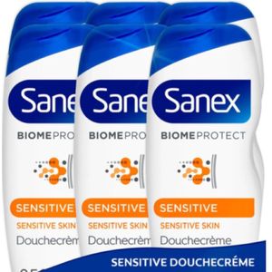 Sanex Sensitive Douchegel voor de Gevoelige Huid 6 x 500 ml