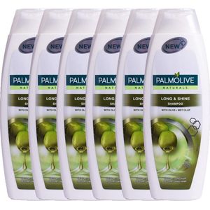 Palmolive Shampoo - Long & Shine - 6 x 350ml - Voordeelverpakking