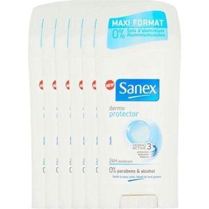 Sanex Deo Stick Dermo Protector - Voordeelverpakking 6 x 65 ml