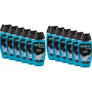 12x Palmolive douchegel Revitalising Sport for men (250 ml)