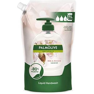 Palmolive Naturals vloeibare zeep melk en amandel, 1 l