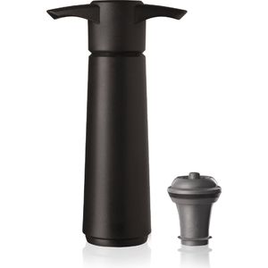 Vacu Vin Wine Saver Zwart | Vacuüm Wijnpomp | 1 Vacuum Wine Stopper