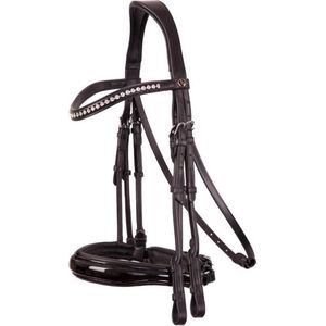 BR Stang & Trens Hoofdstel Keswick Zwart - FULL