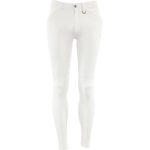 BR Rijbroek Milan heren siliconen kniestukken 48 Optical White