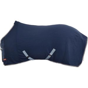 Fleecedeken - Premiere Fleecedeken All Year  Dress Blue Bovenlengte: 110 cm & Onderlengte: 145 cm  Blauw