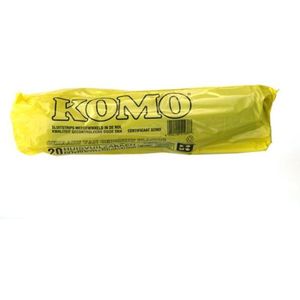 VUILNISZAK KOMO 60L ROL Ã  20ST ZWART