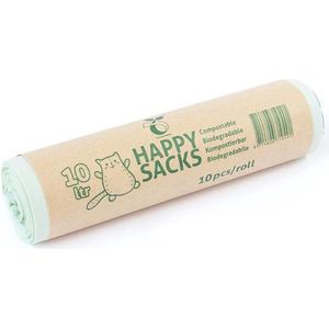 Happy Sacks biozakken 10 liter | Doos 400 stuks | GFT zakken