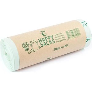 Happy Sacks biozakken 60 liter - 10 stuks