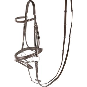 Harry's Horse 28002100-03pony Trense Luxe, gecombineerd - pony, S, bruin