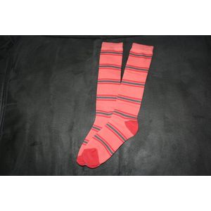 Harry's Horse ruitersokken Stripe - fushion coral - 31/34