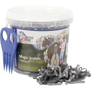 Harry's Horse Magic braids, pot One Size Zilver