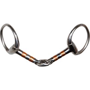 Harry's Horse Bustrens dubbelgebroken koperen rollers 13mm 13.5