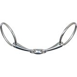 Harry's Horse Watertrens Dubbel Gebroken Comfort 14mm Zilver - 11.5