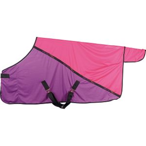 Harry's Horse Vliegendeken Diva Fuchsia Mesh-pro Donkerroze - Donkerroze - 145