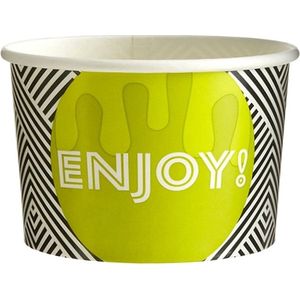 IJsbekers Karton Enjoy Groot 360ml/12oz - 1.000 stuks.