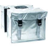 New Looxs dubbele fietstas Bisonyl 46 liter zilver – 030L.506