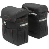 New Looxs Vigo Double MIK Dubbele Fietstas - Afneembaar - 37 Liter - Zwart