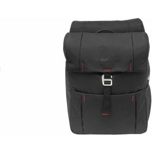 New Looxs Vigo Double MIK Dubbele Fietstas - Afneembaar - 37 Liter - Zwart