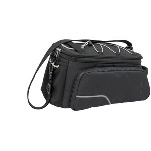 New Looxs Sports Trunkbag - Bagagedragertas - Fietstas voor Racktime Bagagedrager - Met Afneembare Schouderband - 31 Liter - Zwart