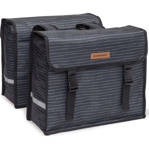 Neu Looxs Fiori Double Pannier - Schwarz - Doppeltasche - 30L