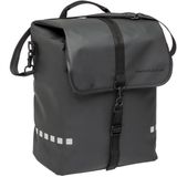 New Looxs Odense Single - Enkele Fietstas - Waterdicht Polyester - Afneembare Fietstas met Laptop Compartiment - 17,5 liter - Zwart