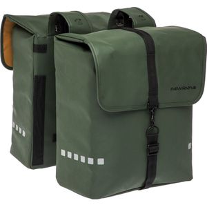 New Looxs Odense Double Dubbele Fietstas - 39 Liter - Groen