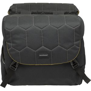 Dubbele Fietstas New Looxs Mondi Joy Double 38 Liter 37 X 16 X 32 cm (2x) - Quilted Black