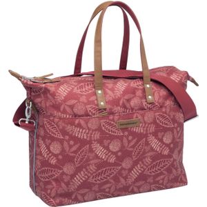 New Looxs Tendo Forest Enkele Fietstas Laptoptas Shopper - 15 inch Laptopvak - 21 liter - Rood